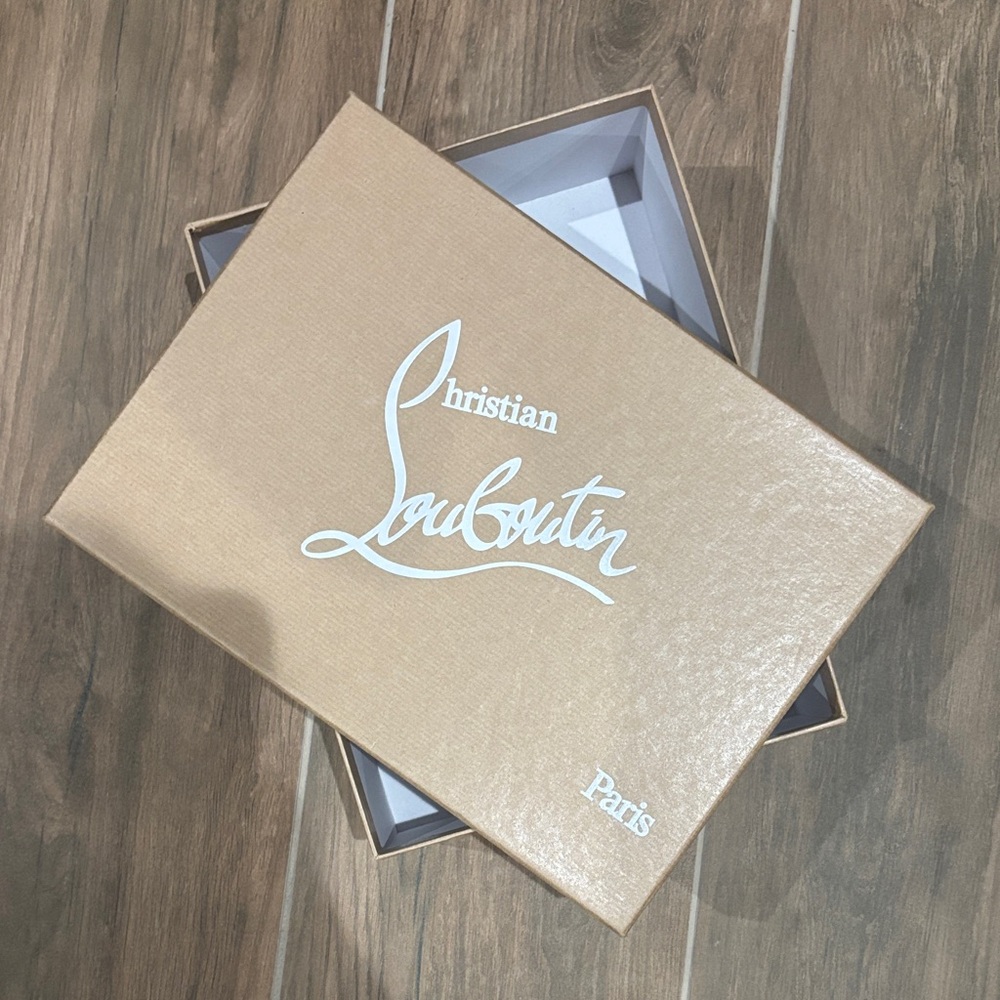 Christian Louboutin Beige Shoe Box